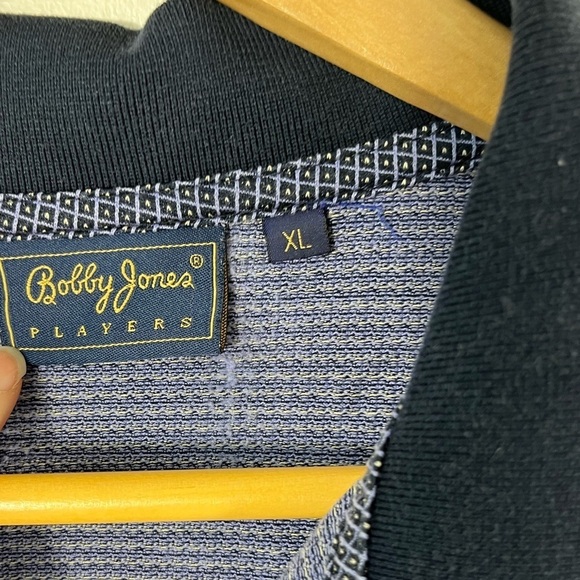 Bobby Jones Player Mens Size XL Golf Polo Short Sleeve Blue - Picture 2 of 8